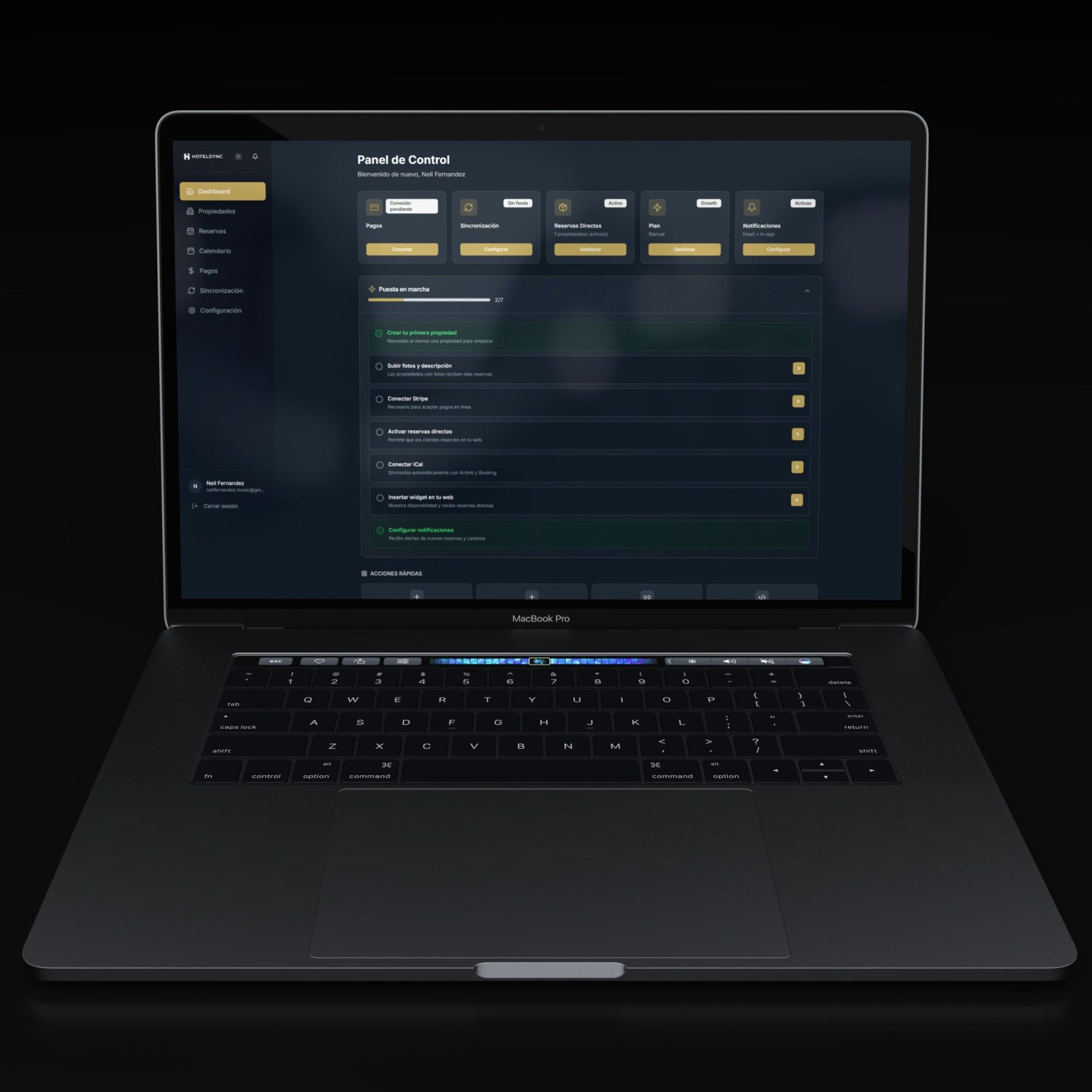 Dashboard operacyjny na ekranie komputera